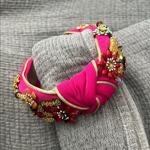 Vibrant Pink Embellished Headband